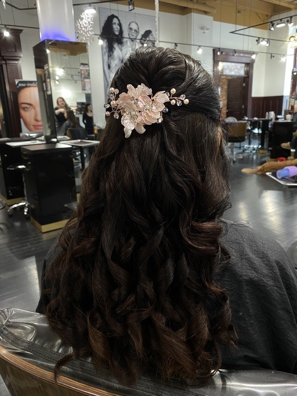 Bridal hair