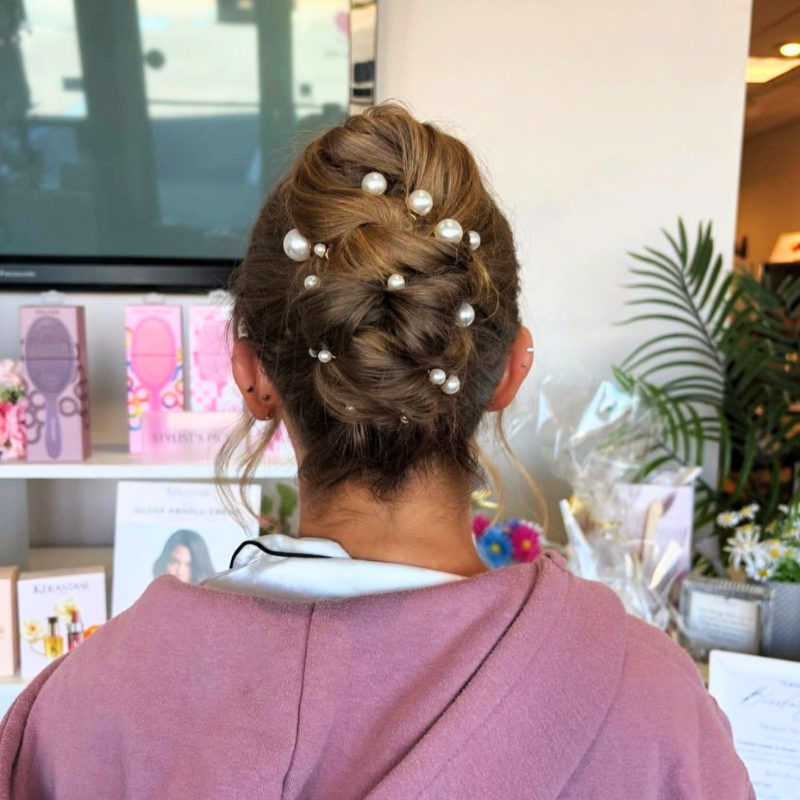 Pearl Bridal Updo