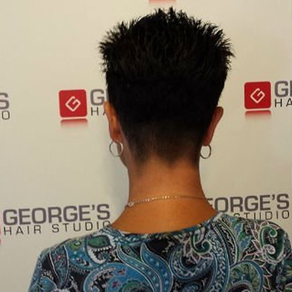 George's Hair Studio Before & After