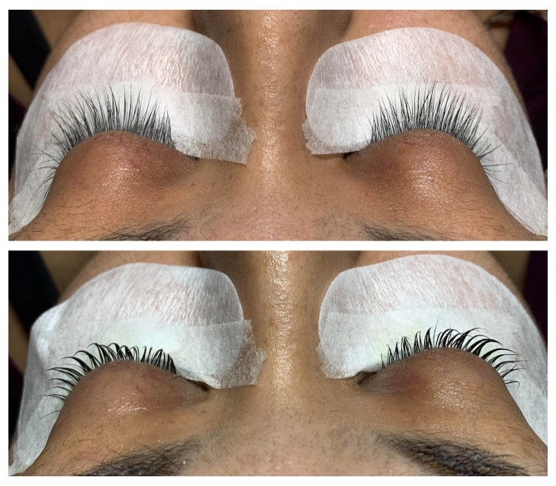 Lash lift before and after 2