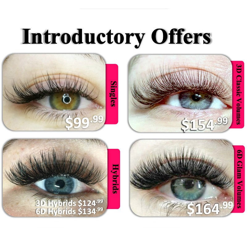 3D Vs 6D Lashes - Lotus Xd Premade Volume Fan Lash Eyelash Extensions ...